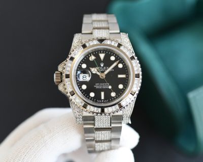 ROLEX GMT-Master ii Replica Swiss 904L Steel 40MM Etc2836 Movement Black Watch